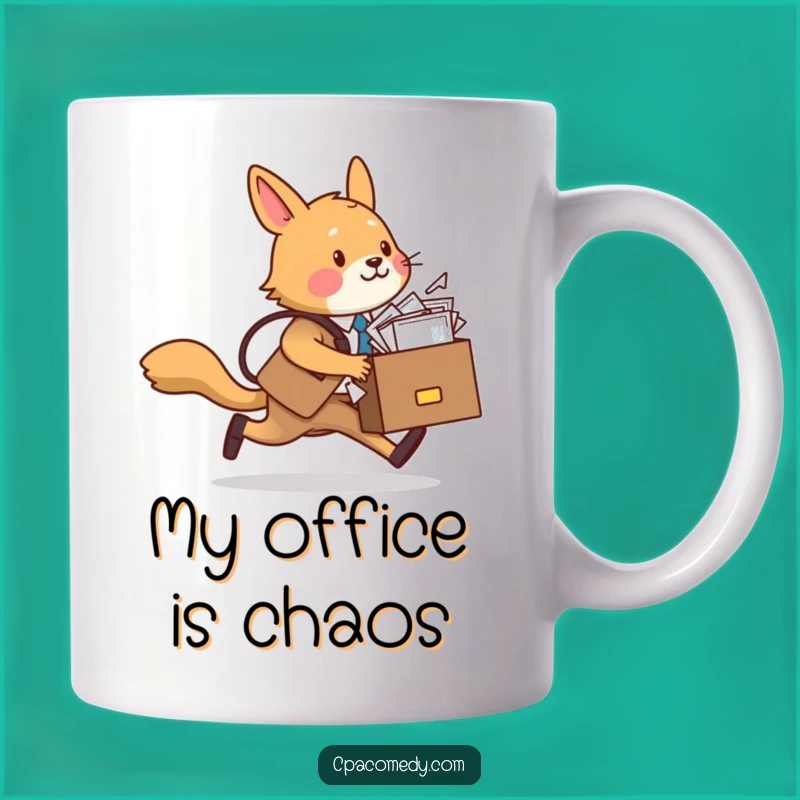Funny Animal Commuter Mug - Hilarious Busy Professional Gift for Office Heroes