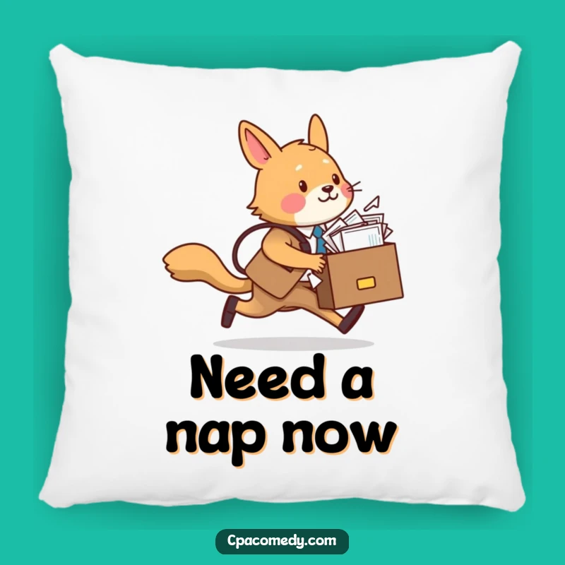 Funny Animal Commute Comfort Pillow - Hilarious & Cozy Gift for Relaxing