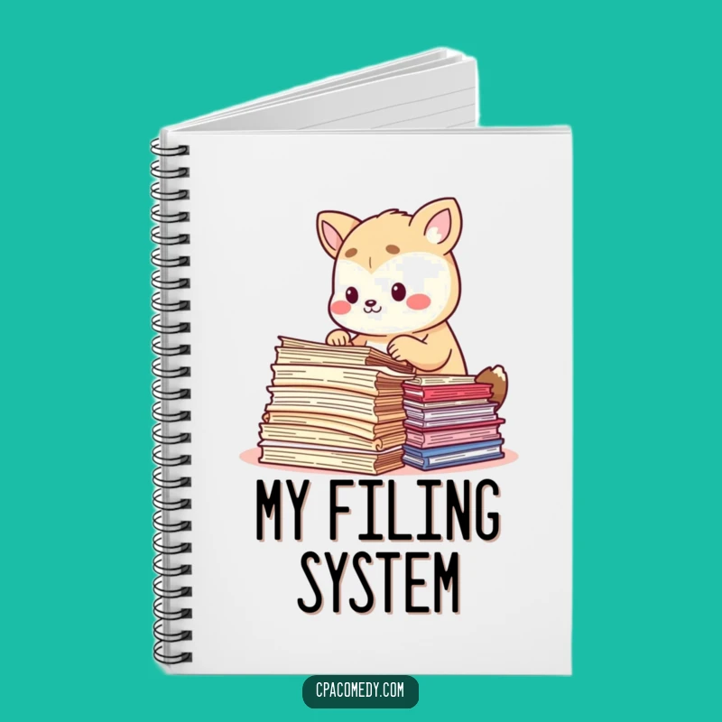 Funny Paper Sorting Animal Notebook: Organized Journal for Detail Lovers, Humor Gift