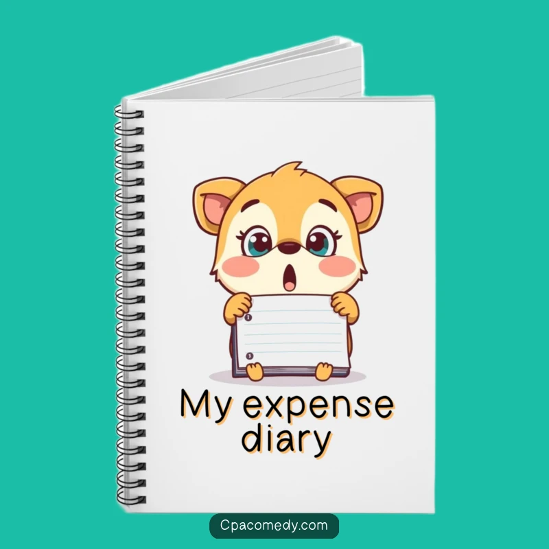 Funny Ledger Animal Notebook: Shocked Journal for Finance Buffs, Humor Gift